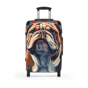 Bulldog - Suitcase - suitcases - airport - large suitcase - carry on suitcase - luggage -  Carry on luggage - gifts for men - suitcase with wheels - Showyourgaypride.com