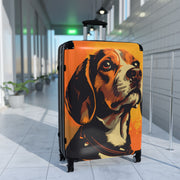 Beagle - Suitcase - suitcases - large suitcase - carry on suitcase - luggage - airport - suitcase with wheels - - Showyourgaypride.com