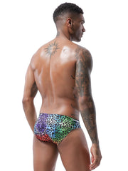 Mens Brief Swimwear - Mens bikini Swimwear - Mens Swimwear Thong -Mens swimwear bikini - Leopard print Mens Bikini - Mens Thong Swimwear - Showyourgaypride.com