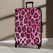 Suitcase - Women's Suitcase - Women Suitcase - Suitcase for women - Women's suitcase pink cheetah - Women's suitcase leopard print  - animal - Showyourgaypride.com
