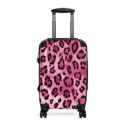 Ladies' suitcase, Women suitcase, Ladies Pink Cheetah Suitcase, Ladies Pink Leopard Suitcase, Animal Print Suitcase, Women carryon bag - Showyourgaypride.com