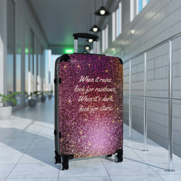 Glitter Suitcase, Ladies' Suitcase, Women's Suitcase, Suitcase for Women, Woman's Suitcase, Suitcase for woman Pride Suitcase,  LGBTQ Suitcase, Lesbian suitcase, - Showyourgaypride.com