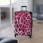 Suitcase - Women's Suitcase - Women Suitcase - Suitcase for women - Women's suitcase pink cheetah - Women's suitcase leopard print  - animal - Showyourgaypride.com