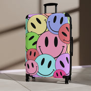 Women's Suitcase, Women Suitcase, Suitcase for Women, Smiley Face Suitcase, Happy Face Suitcase, Smiley Suitcase, Suitcase, Luggage - Showyourgaypride.com