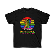 Proud Veteran - LGBTQ Veteran Shirt  - Veteran Tshirt - Veteran T-shirt - Veteran Tee Shirt - Veteran Pride - Gay Pride - Showyourgaypride.com