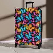 Ladies suitcase, women suitcase, women carryon, Butterfly suitcase, butterfly luggage, butterfly travel bag, butterfly carryon - Showyourgaypride.com