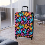 Ladies suitcase, women suitcase, women carryon, Butterfly suitcase, butterfly luggage, butterfly travel bag, butterfly carryon - Showyourgaypride.com