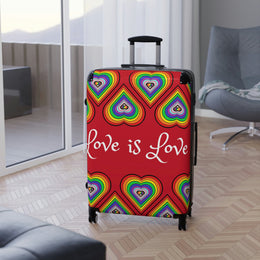 LGBT Suitcase, Pride Suitcase, Bisexual Suitcase, LGBT Suitcase, Lesbian suitcase, Rainbow Flag suitcase, Queer Suitcase, Suitcase, luggage - Showyourgaypride.com