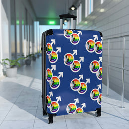 LGBT Suitcase, Pride Suitcase, Bisexual Suitcase, LGBT Suitcase, Lesbian suitcase, Rainbow Flag suitcase, Queer Suitcase, Suitcase, luggage - Showyourgaypride.com