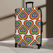LGBT Suitcase, Pride Suitcase, Bisexual Suitcase, LGBT Suitcase, Lesbian suitcase, Rainbow Flag suitcase, Queer Suitcase, Suitcase, luggage - Showyourgaypride.com