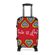 LGBT Suitcase, Pride Suitcase, Bisexual Suitcase, LGBT Suitcase, Lesbian suitcase, Rainbow Flag suitcase, Queer Suitcase, Suitcase, luggage - Showyourgaypride.com
