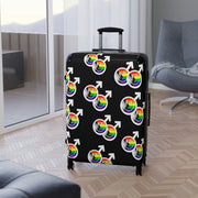 LGBT Suitcase,, Pride Suitcase, Bisexual Suitcase, LGBT Suitcase, Lesbian suitcase, Rainbow Flag suitcase, Queer Suitcase, Suitcase, luggage - Showyourgaypride.com