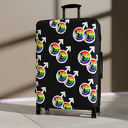 LGBT Suitcase,, Pride Suitcase, Bisexual Suitcase, LGBT Suitcase, Lesbian suitcase, Rainbow Flag suitcase, Queer Suitcase, Suitcase, luggage - Showyourgaypride.com