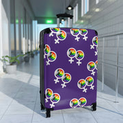 LGBT Suitcase, Pride Suitcase, Bisexual Suitcase, LGBT Suitcase, Lesbian suitcase, pride luggage, Queer suitcase,  luggage, gay pride - Showyourgaypride.com