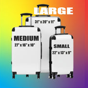 LGBT Suitcase,, Pride Suitcase, Bisexual Suitcase, LGBT Suitcase, Lesbian suitcase, Rainbow Flag suitcase, Queer Suitcase, Suitcase, luggage - Showyourgaypride.com