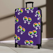 LGBT Suitcase, Pride Suitcase, Bisexual Suitcase, LGBT Suitcase, Lesbian suitcase, pride luggage, Queer suitcase,  luggage, gay pride - Showyourgaypride.com