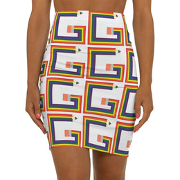 Gay PRIDE , Pencil Skirt, Womens Skirt, work skirt, gay clothes, gay pride clothing, gay outfit, queer clothes, gay clothing, queer clothing - Showyourgaypride.com