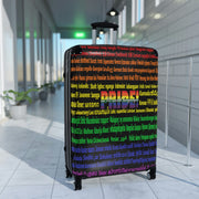 PRIDE LGBT Suitcase, Pride Suitcase, Bisexual Suitcase, LGBT Suitcase, pride luggage, Queer suitcase, gay luggage, gay pride - Showyourgaypride.com