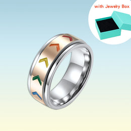 Gay Commitment Rings, Gay Ceremony Rings, Rainbow Rings, Gay Pride Rings, Gay Marriage rings, Gay jewelry, gay rings, pride rings, - Showyourgaypride.com