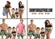 Family matching swimwear for every family, Toddler Swimwear, Gay & Straight Families Swimwear, - Showyourgaypride.com