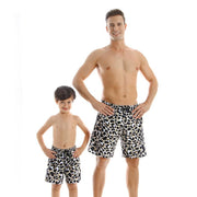 Leopard Print Parents One-Piece Swimsuits Beach swimming Suits - Showyourgaypride.com