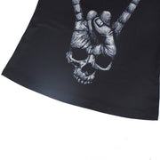 Women's Sign of the Horns Criss Cross Back Tank Top - Showyourgaypride.com