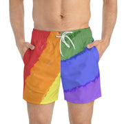 Pride, Gay Pride, Men's swimsuit, Men's swimming trunks, Men's bikini swimsuit, Men's speedo, Queer Clothes, gay bathing suit, rainbow flag - Showyourgaypride.com