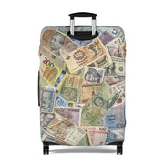 World Currency Suitcase Luggage Cover, perfect luggage cover for a world traveler, always find your covered suit case in baggage claim! - Showyourgaypride.com