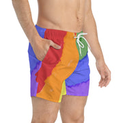 Pride, Gay Pride, Men's swimsuit, Men's swimming trunks, Men's bikini swimsuit, Men's speedo, Queer Clothes, gay bathing suit, rainbow flag - Showyourgaypride.com