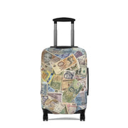 World Currency Suitcase Luggage Cover, perfect luggage cover for a world traveler, always find your covered suit case in baggage claim! - Showyourgaypride.com