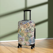 World Currency Suitcase Luggage Cover, perfect luggage cover for a world traveler, always find your covered suit case in baggage claim! - Showyourgaypride.com