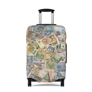 World Currency Suitcase Luggage Cover, perfect luggage cover for a world traveler, always find your covered suit case in baggage claim! - Showyourgaypride.com