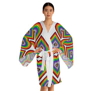 Gay Pride Kimono - Gay Pride Robe -  Gay pride pajamas - Gay Pride sleep wear - Gay pride - Drag Queen - Gay men - Lesbian - women - Showyourgaypride.com