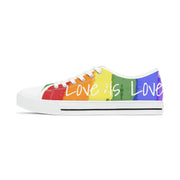 PRIDE -  Sneakers - Women - Lady - LGBTQ - Rainbow flag - Tennis Shoes - Gay - Queer –  Lesbian - Men - Love is Love - Showyourgaypride.com