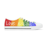 PRIDE -  Sneakers - Women - Lady - LGBTQ - Rainbow flag - Tennis Shoes - Gay - Queer –  Lesbian - Men - Love is Love - Showyourgaypride.com