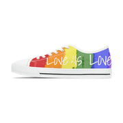 PRIDE -  Sneakers - Women - Lady - LGBTQ - Rainbow flag - Tennis Shoes - Gay - Queer –  Lesbian - Men - Love is Love - Showyourgaypride.com