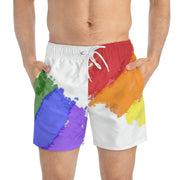 Pride, Gay Pride, Men's swimsuit, Men's swimming trunks, Men's bikini swimsuit, Queer Clothes, gay bathing suit, rainbow flag - Showyourgaypride.com