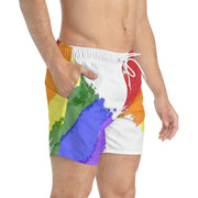 Pride, Gay Pride, Men's swimsuit, Men's swimming trunks, Men's bikini swimsuit, Queer Clothes, gay bathing suit, rainbow flag - Showyourgaypride.com