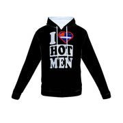 Gay Pride Hoodie - Leather Pride Hoodie - I love Hot Men Hoodie - Leather Pride Flag Hoodie - Showyourgaypride.com