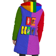 Gay Pride Bubble Coat with Hood - Women's