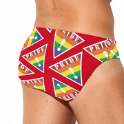 gay pride bikini, Men’s bikini swimwear, man's swimwear bikini, men’s swim trunks, swim trunks, twink, twink swimsuit, men’s swimwear