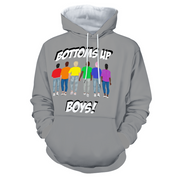 Gay Pride Hoodie, Pride Hoodie. Gay Bottom Hoodie, LGBTQ Hoodie, Gay Man Hoodie, Rainbow Hoodie