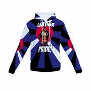 Gay Pride Hoodie, Leather Pride Hoodie, Gay Hoodie, Gay Men Hoodie, LGBQ Hoodie, Rainbow Hoodie, Queer Hoodie, Leather Fetish Hoodie