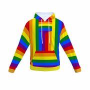Gay Pride Hoodie, Baja Style  Hoodie, Mexico Hoodie, Pride Hoodie, Gay Man Hoodie, Lesbian Hoodie, Rainbow Flag Hoodie, LGBTQ Hoodie, Queer