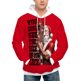 Sexy Santa Gay Pride Hoodie, You should see the size of my sack hoodie, Pride Sexy Santa Hoodie, Gay Hoodie, Rainbow Hoodie, Gay Pride Hoodie, LGBTQ Hoodie, Gay Man Hoodie, Lesbian Hoodie, Pride Hoodie,  Anime Hoodie, Women's Hoodie, Men's Hoodie, Gay Pride, Show gay pride, Showyourgaypride.com