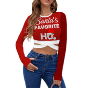 Santa's favorite Ho Shirt, Santa Claus Shirt, Christmas Shirt, Sexy Christmas Shirt, Naughty Christmas Shirt, Ladies' naughty Christmas Shirt, Ladies' sexy Christmas Shirt,  Naughty but nice shirt, Christmas t shirt, Ms. Claus Shirt, Lesbian Christmas Shirt, Women's Christmas Shirt, Sexy female shirt, red Christmas shirt