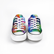 Gay Pride rainbow Cloud Sneakers Unisex Low Top Canvas Shoes, Gay Pride Snekers
