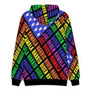 Biden Harris Pride LGBTQ Pullover Hoodie, GAY Pride Hoodie, Biden Harris 2024 Gay Pride Pullover Sweatshirts with Pockets, Pridewear