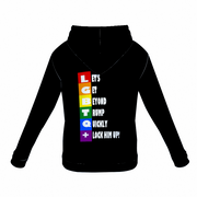 Gay Pride Hoodie, Pride Hoodie, Gay Hoodie, LGBTQ+ Gay Pride Hoodie, Gay Pride Hoodie with Pockets, Pride Hoodie, Anti-Trump Hoodie, Anti-MAGA, Trump 2024, Biden 2024! Lock Him Up!,