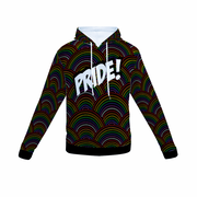 Gay Pride Hoodie African Rainbow Hoodie Lesbian Hoodie LGBTQ Hoodie Gay Man Hoodie Rainbow Flag Hoodie